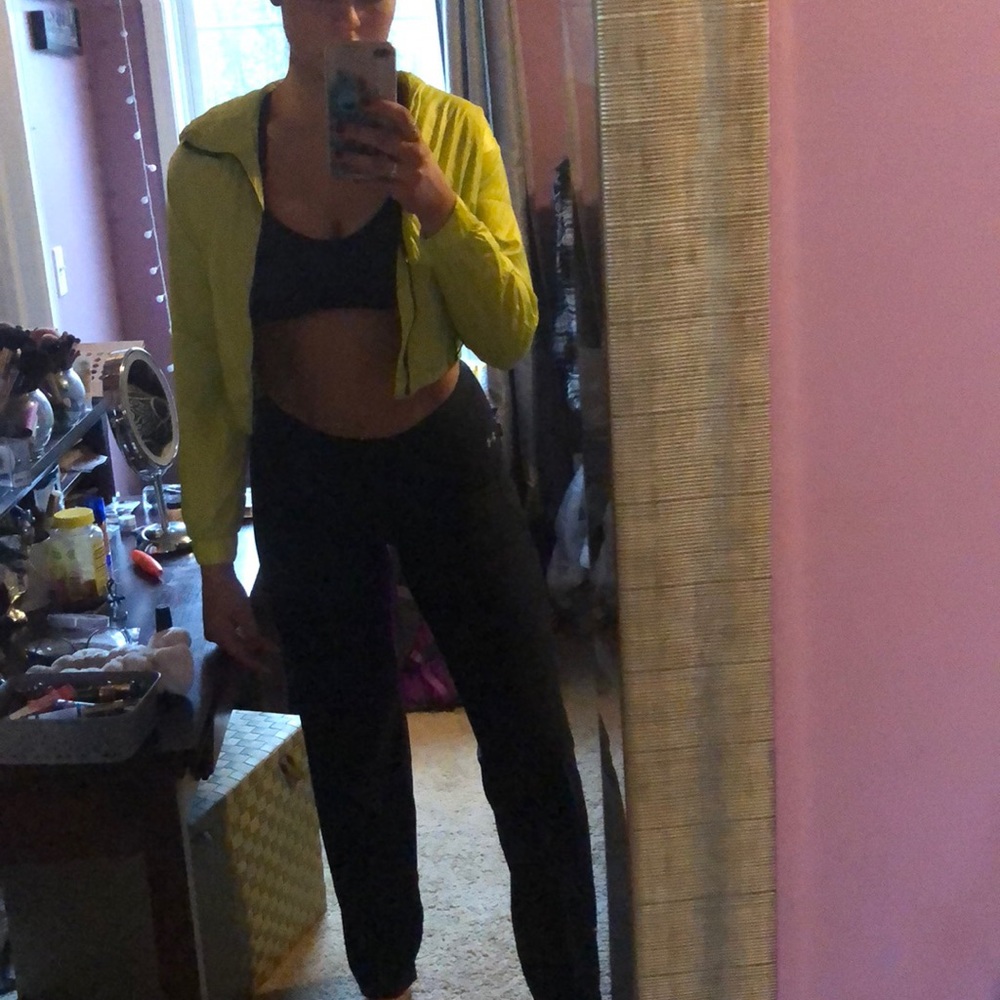 cropped windbreaker
